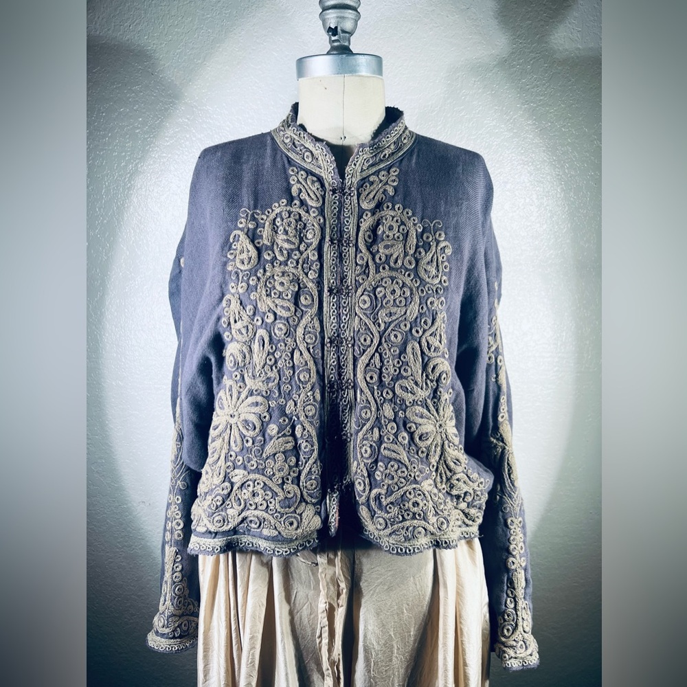 Magnolia Pearl Omayra Jacket in Ottoman Embroidered O/S NWT